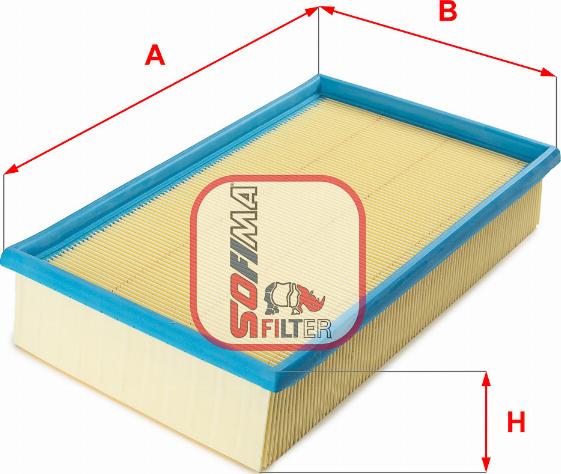 Sofima S 3777 A - Filtre à air droxauto.com
