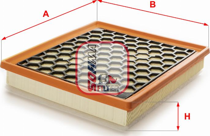 Sofima S 3A23 A - Filtre à air droxauto.com