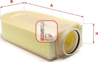 Sofima S 3B10 A - Filtre à air droxauto.com