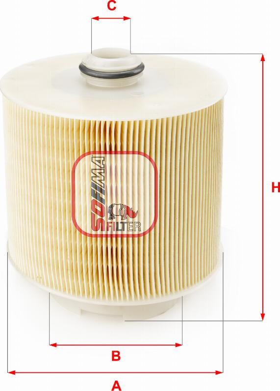 Sofima S 7598 A - Filtre à air droxauto.com