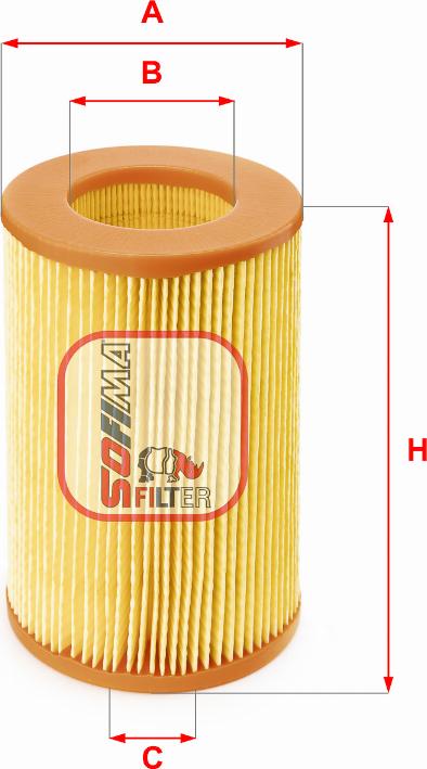 Sofima S 7386 A - Filtre à air droxauto.com