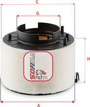 Sofima S 7H06 A - Filtre à air droxauto.com