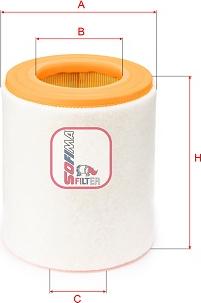 Sofima S 7J38 A - Filtre à air droxauto.com