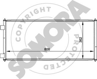 Somora 094460 - Condensateur, climatisation droxauto.com