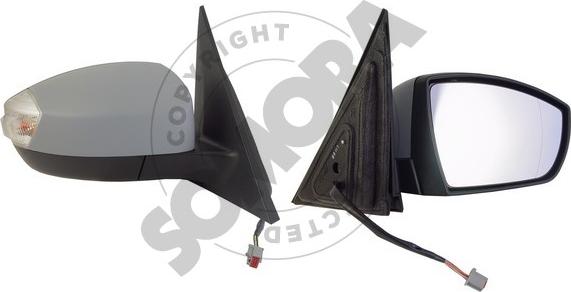 Somora 097255 - Rétroviseur extérieur droxauto.com