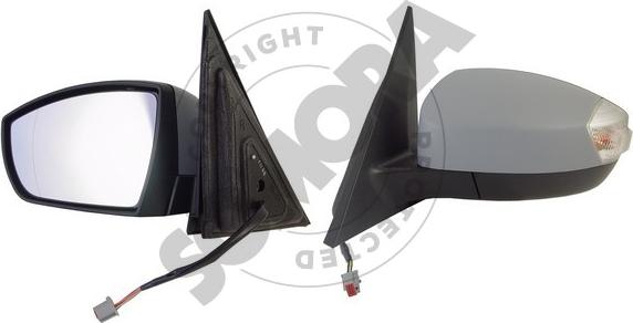Somora 097256 - Rétroviseur extérieur droxauto.com
