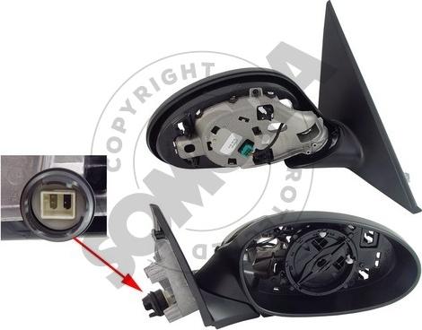 Somora 045055M - Rétroviseur extérieur droxauto.com