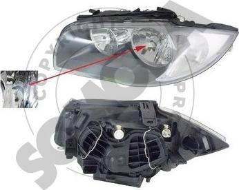 Somora 045016VA - Projecteur principal droxauto.com