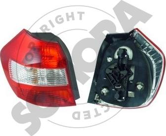 Somora 045072V - Feu arrière droxauto.com