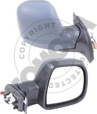 Somora 054355FM - Rétroviseur extérieur droxauto.com