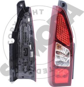 Somora 054372CM - Feu arrière droxauto.com