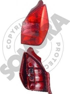 Somora 056071 - Feu arrière droxauto.com