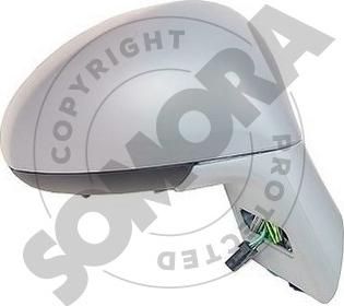 Somora 051455A - Rétroviseur extérieur droxauto.com