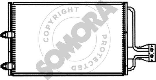 Somora 052160 - Condensateur, climatisation droxauto.com