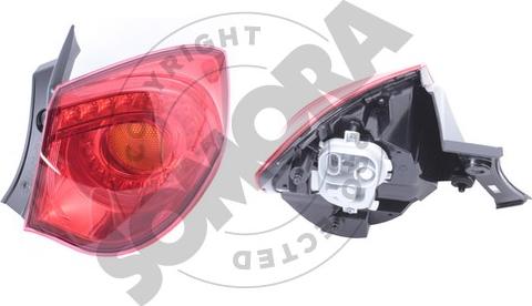 Somora 010371M - Feu arrière droxauto.com