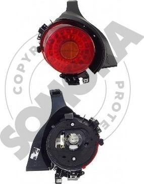 Somora 013072M - Feu arrière droxauto.com
