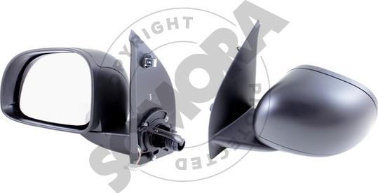 Somora 080556B - Rétroviseur extérieur droxauto.com