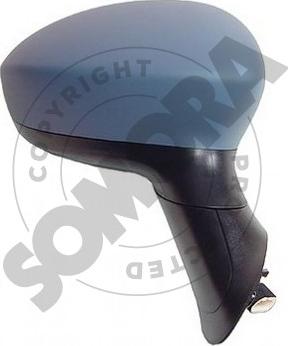 Somora 081555B - Rétroviseur extérieur droxauto.com