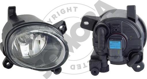 Somora 020011V - Projecteur antibrouillard droxauto.com