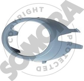 Somora 021612A - Cadre, projecteur antibrouillard droxauto.com