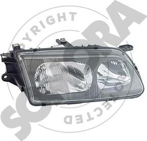 Somora 160915B - Projecteur principal droxauto.com