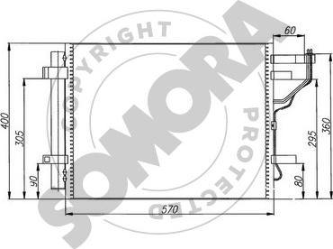 Somora 112160 - Condensateur, climatisation droxauto.com