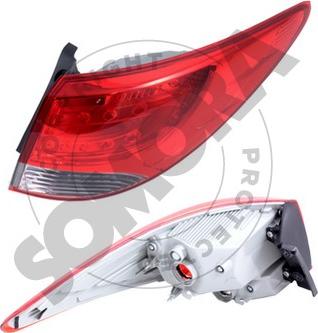 Somora 136671 - Feu arrière droxauto.com