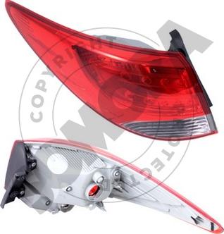 Somora 136672 - Feu arrière droxauto.com