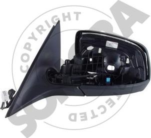 Somora 171456M - Rétroviseur extérieur droxauto.com