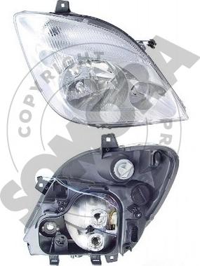 Somora 172315A - Projecteur principal droxauto.com