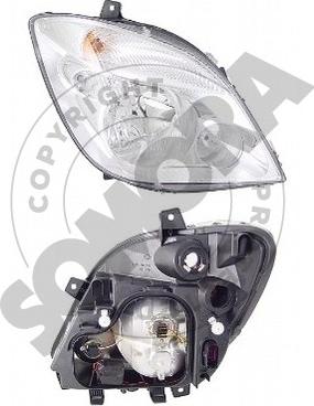 Somora 172315H - Projecteur principal droxauto.com