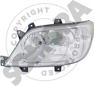 Somora 172216H - Projecteur principal droxauto.com