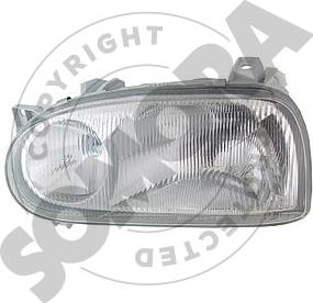 Somora 350816S - Projecteur principal droxauto.com