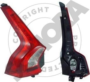 Somora 360172EM - Feu arrière droxauto.com