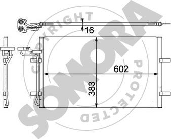 Somora 361460 - Condensateur, climatisation droxauto.com