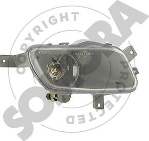 Somora 363311B - Projecteur antibrouillard droxauto.com