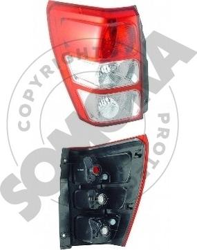 Somora 305172 - Feu arrière droxauto.com