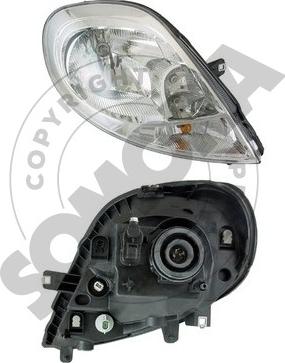 Somora 245215AV - Projecteur principal droxauto.com