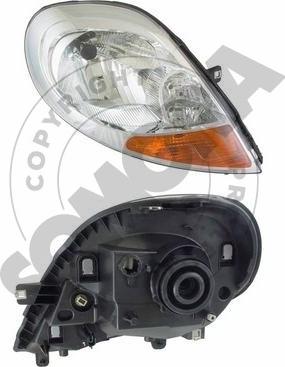 Somora 245215B - Projecteur principal droxauto.com