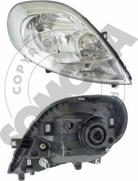 Somora 245215C - Projecteur principal droxauto.com