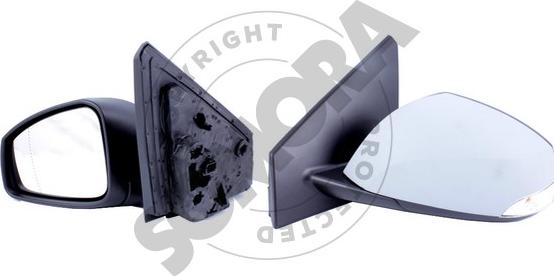 Somora 243456M - Rétroviseur extérieur droxauto.com