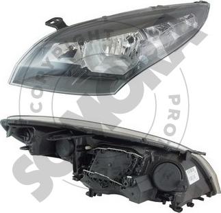 Somora 243416MA - Projecteur principal droxauto.com
