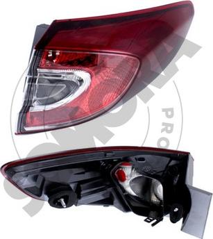 Somora 243471E - Feu arrière droxauto.com