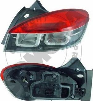 Somora 243471VB - Feu arrière droxauto.com