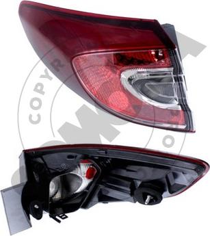 Somora 243472E - Feu arrière droxauto.com