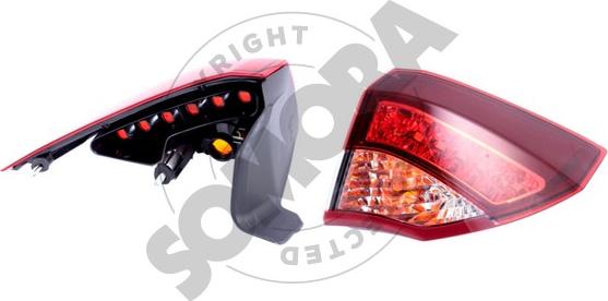 Somora 242471B - Feu arrière droxauto.com
