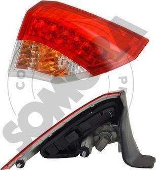 Somora 242471V - Feu arrière droxauto.com