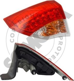 Somora 242472V - Feu arrière droxauto.com