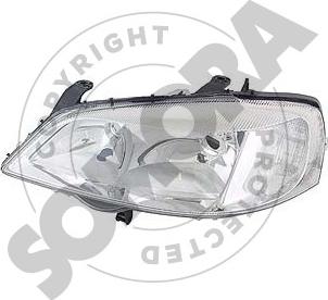 Somora 211716H - Projecteur principal droxauto.com