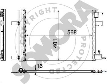 Somora 212060 - Condensateur, climatisation droxauto.com